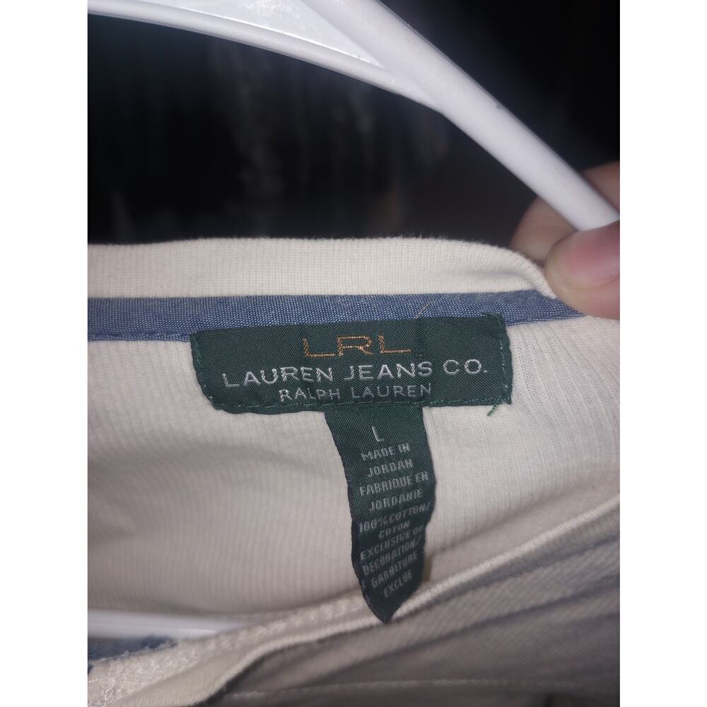 Women's‎ Lauren Ralph Lauren Off White Large Thermal Type Top